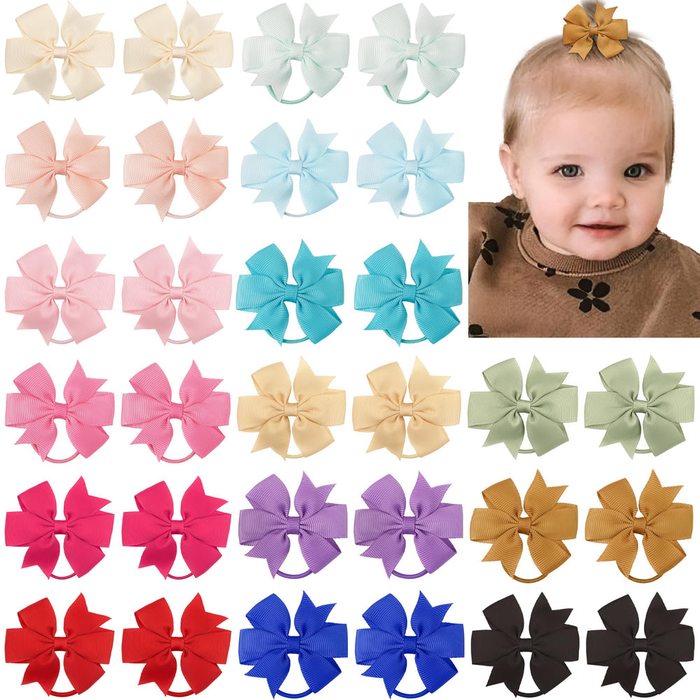 BBGifts pinwheel bows 2in pack showcasing vibrant colors for daily outfits