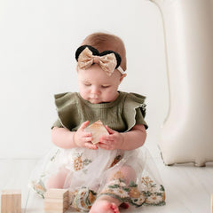 BBGifts soft nylon headband designed for comfortable all-day wear on toddlers