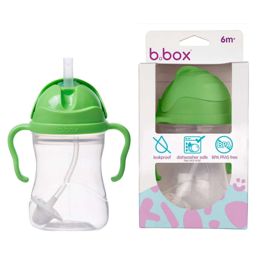 b.box box sippy cup with weighted straw enabling drinking from any angle
