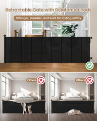 BBsecure baseboard adjustment ensures a snug fit along baseboards and trim.