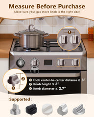 BBsecure heat-resistant knob covers protect knobs from grease and heat while maintaining smooth control