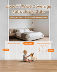 BBsecure two-step lock offers easy one-hand passage while carrying a child or groceries