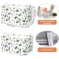 BBSET Forest Mountain storage basket handle detail highlighting sturdy construction