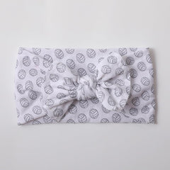 BBTDIN baby girls volleyball hair band bowknot offers cute style during sports.