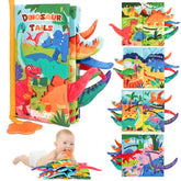 BBWOO Soft Baby Book front view showcasing vibrant colors for early visual tracking.