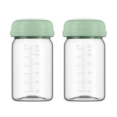 BDICOVE breastmilk bottle collection 6oz wide-neck for direct pumping and storage