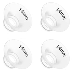 BDICOVE flange insert 14mm closeup shows soft silicone for comfortable pumping.