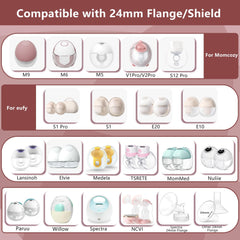 BDICOVE triangle-cutout bottom flange inserts promote faster transfer and steady suction.