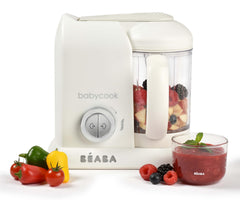 Beaba Babycook Solo steam basket enables quick meals for baby prep