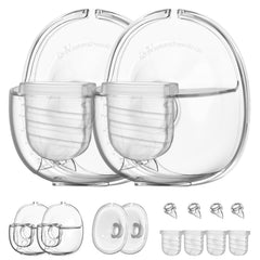 Beaina wearable pump parts with duckbill valve for leak-free pumping and smooth milk flow.