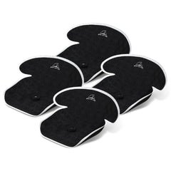 Bear and Care piddle pad on a stroller to keep seating clean during outings.