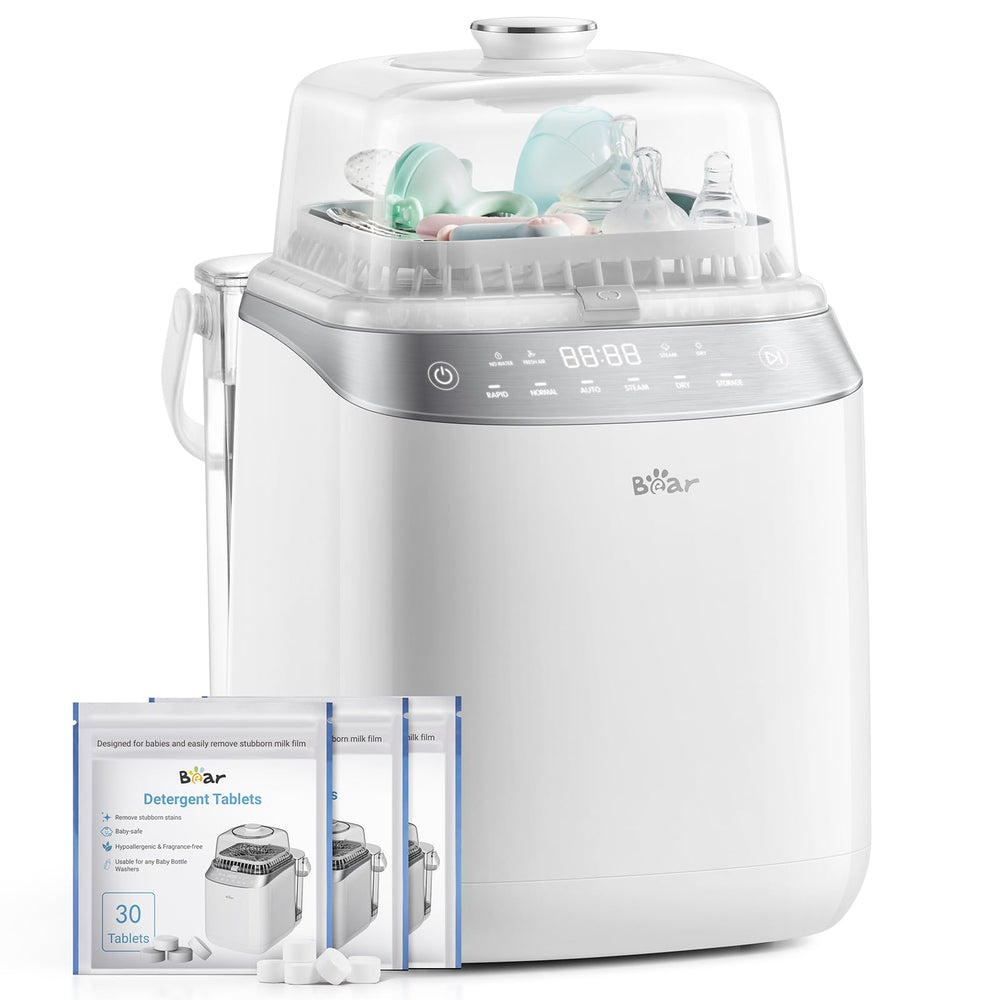 Bear Bottle Washer Pro top view shows compact footprint for quick cleaning.