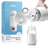 Bear portable bottle warmer front view shows compact, travel-ready design for quick warming.