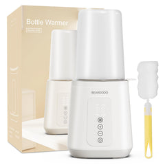 BEARDODO Baby Bottle Warmer front view with digital controls for quick feeding