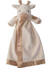 Bearington Collection Lil' Lofty giraffe lovey blanket for cozy nap-time comfort.