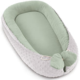 Bearmoss baby lounger soft textures for gentle newborn comfort.