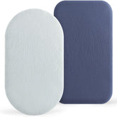 Bearmoss bassinet sheets ultra-soft muslin close-up for skin-friendly comfort