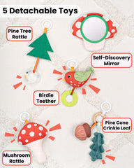 Beavtaens self-discovery mirror helps baby focus and promotes self-recognition during play