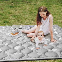 Beavtaens Baby Play Mat folded-compact for easy storage and travel
