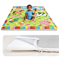 Beavtaens Foam Baby Play Mat cover removable for easy cleaning