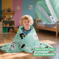 Beavtaens nap mat pillow 22x12 for plush head support during nap time