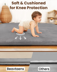 Beavtaens splash-resistant flannel surface demonstrates stain resistance for easy cleanup after messes