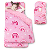 Beavtaens rainbow nap mat ready for cozy preschool naps