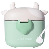 Bebamour baby formula dispenser on the go for travel feeding convenience.
