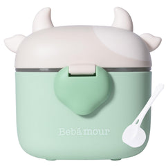 Bebamour baby formula dispenser on the go for travel feeding convenience.