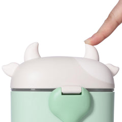 Bebamour fruit snack storage container keeps snacks dry on the go.