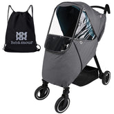 Bebamour stroller rain cover in waterproof fabric for all-weather protection