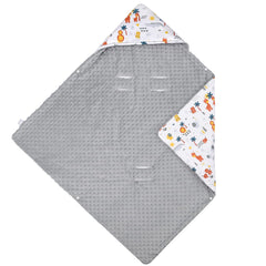 Bebamour windproof-hood car-seat-cover protects on cold days