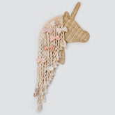 BEBE BASK Bowie the Unicorn organizer displays bows with boho charm and organized storage.