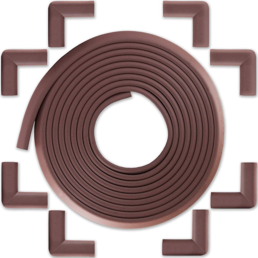 Bebe Earth edge protector coffee brown roll guarding table edges for safe play