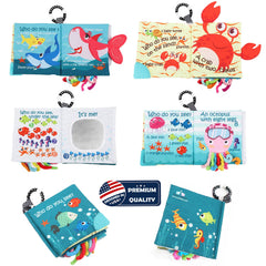 Bebe Mondo ocean book flaps invite early learning through interactive pages.
