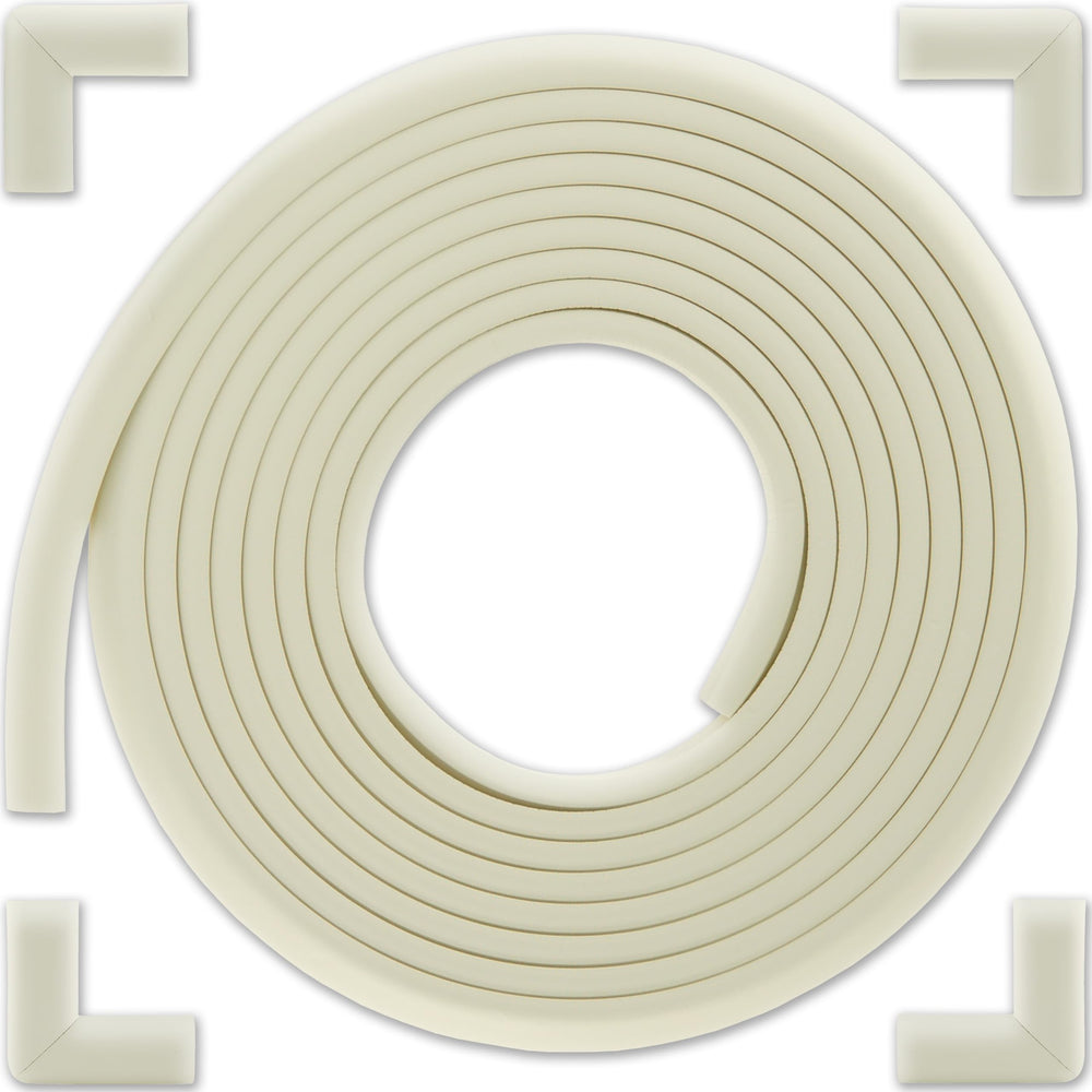 Bébé Earth edge guard coverage protects tables during toddler playtime.