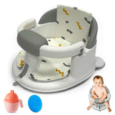 BEBECAN non-slip bath seat backrest provides stable support for sitting up safely.