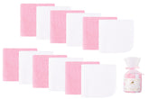BEBE FAVOUR 12-pack baby washcloths pack front view for gentle daily care