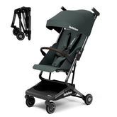 Bebehoo folded stroller compactly saves trunk space for travel.