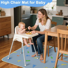 BeBeJoJo Splat Mat pattern flowers rainbow dinosaur adds playful styling