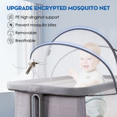 Beberoad Love bassinet net cover universal-fit works with most cribs