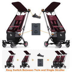 Beberoad Love R1 lightweight aluminum frame stays easy to carry on daily errands.