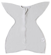 bebon Transition Swaddle CozyGrey small 4-8 month fabric closeup showing bamboo viscose softness.