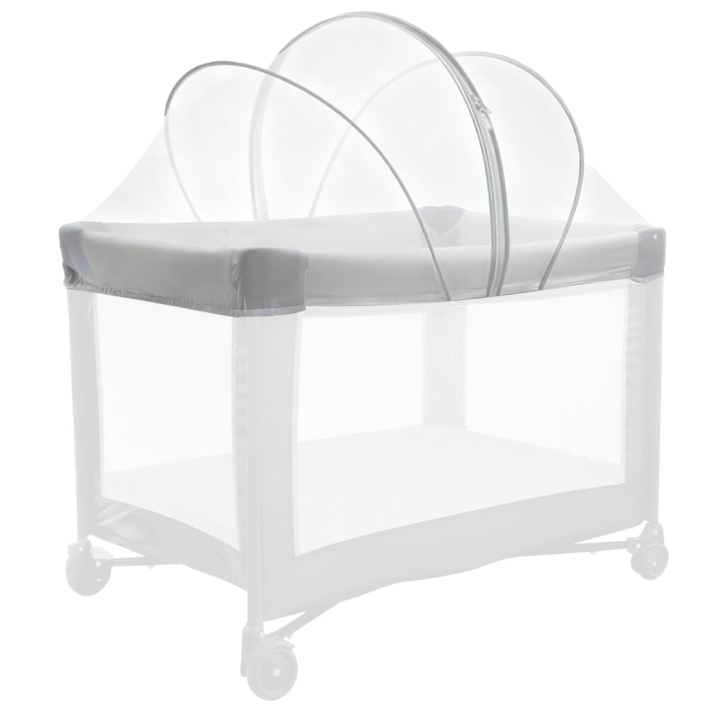 BEBONO mosquito net for Pack N Play with full-coverage mesh protecting baby from insects