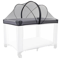 BEBONO Pack N Play mosquito net with full-coverage mesh protects baby from insects.