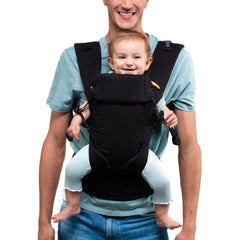 Beco Gemini built in headrest supports newborn comfort during carry