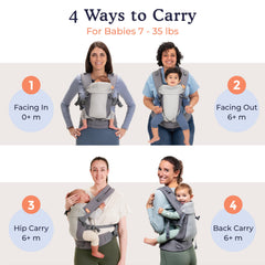 Beco Gemini front-facing carry keeps baby curious while parent stays hands-free.