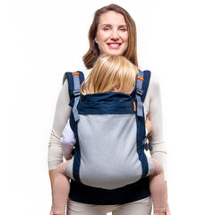 Beco Toddler Carrier front-carry navy for close parent-child bonding