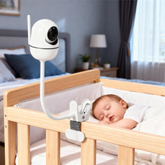 BECOMFY baby monitor mount extended arm offers flexible viewing angles.