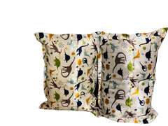 Beddings Place set of 2 envelope-style pillowcases with flanges enhance pillows.
